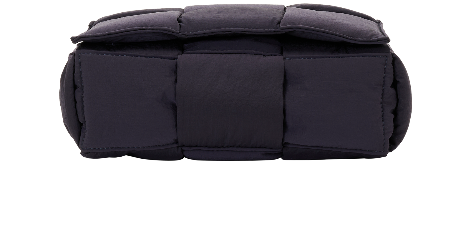 Padded Cassette Shoulder Bag, &pound;750, Handbags, Navy, Nylon, Top view